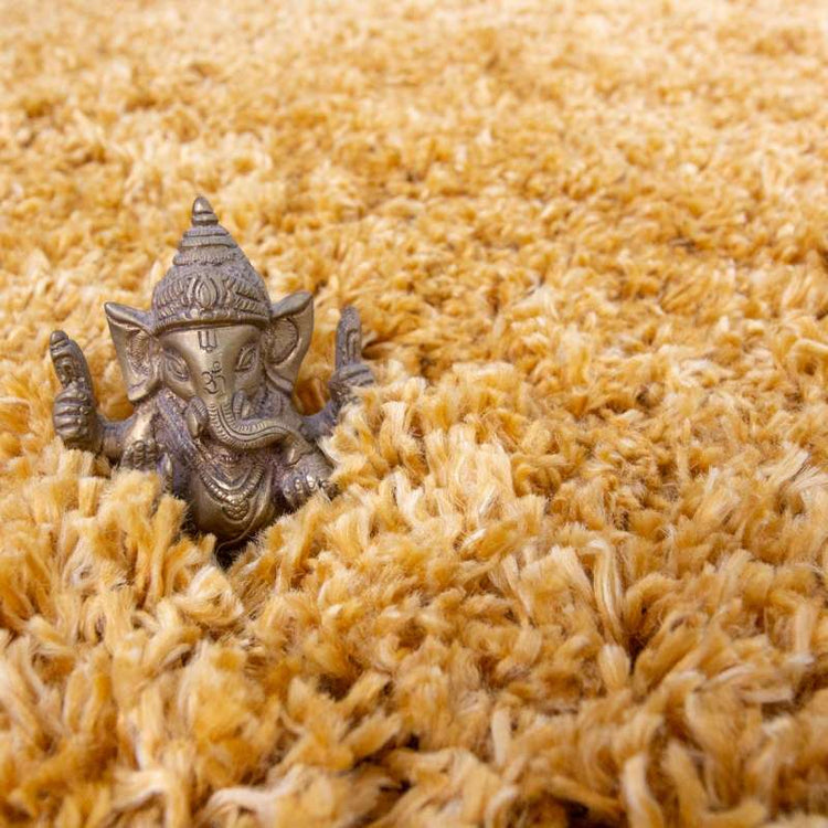 Super Soft Luxury Yellow Shaggy Rug