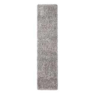 Soft Everyday Silver Shaggy Runner Rug