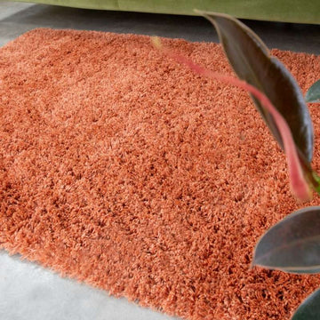 Super Soft Luxury Terracotta Shaggy Rug