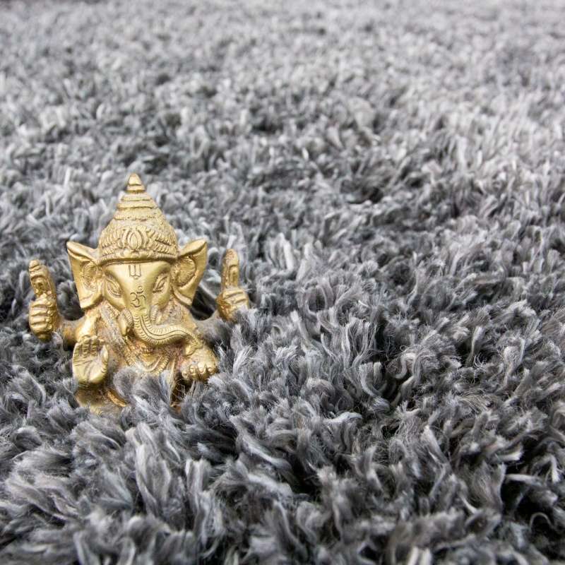 Super Soft Luxury Grey Shaggy Runner Rug