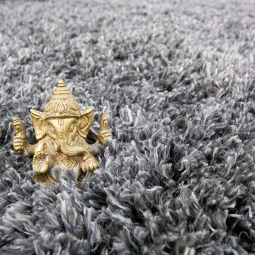 Super Soft Luxury Grey Shaggy Runner Rug