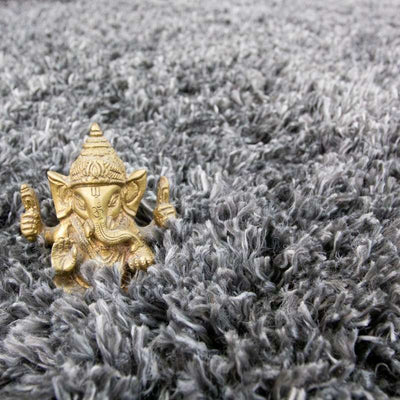 Super Soft Luxury Grey Shaggy Runner Rug
