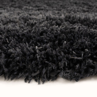 Soft Everyday Charcoal Shaggy Runner Rug