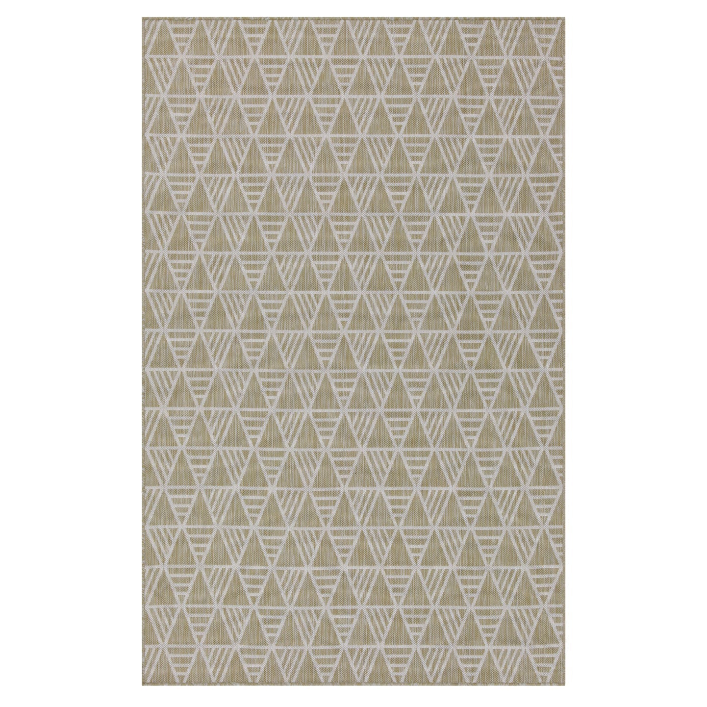Cream Geometric Area Rug - Banyan