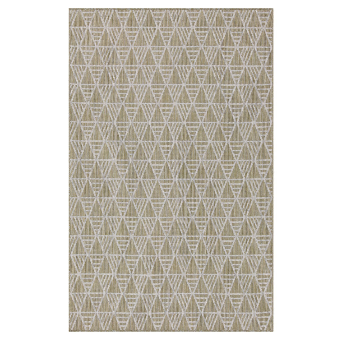 Cream Geometric Area Rug - Banyan