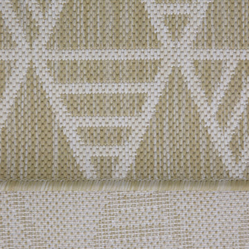 Cream Geometric Area Rug - Banyan