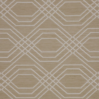 Beige Interlocking Outdoor Rug - Basata