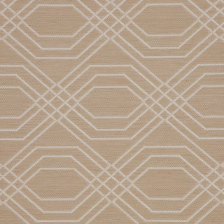 Cream Modern Geometric Area Rug - Basata