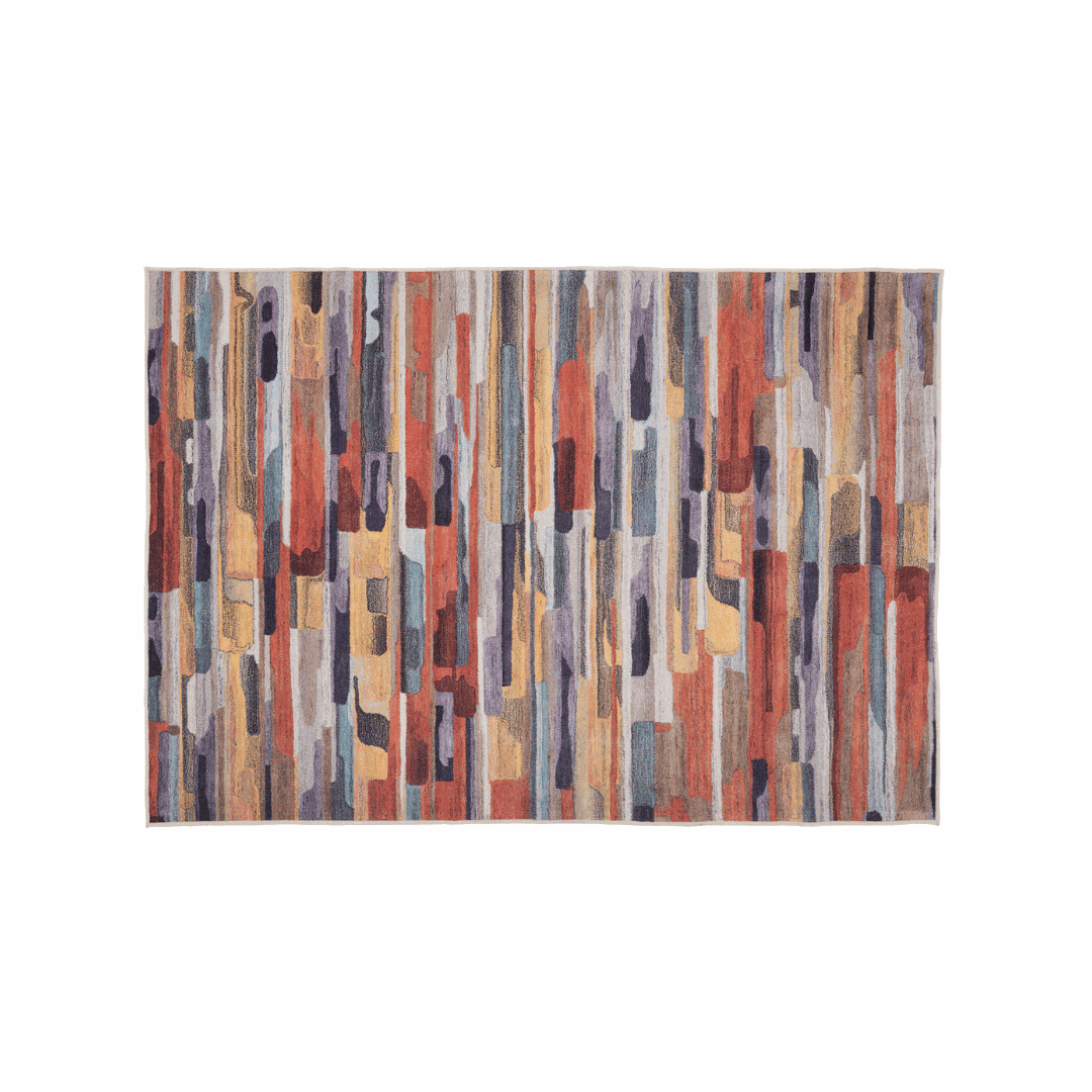 Washable Multicolour Kitchen Mat - Blur