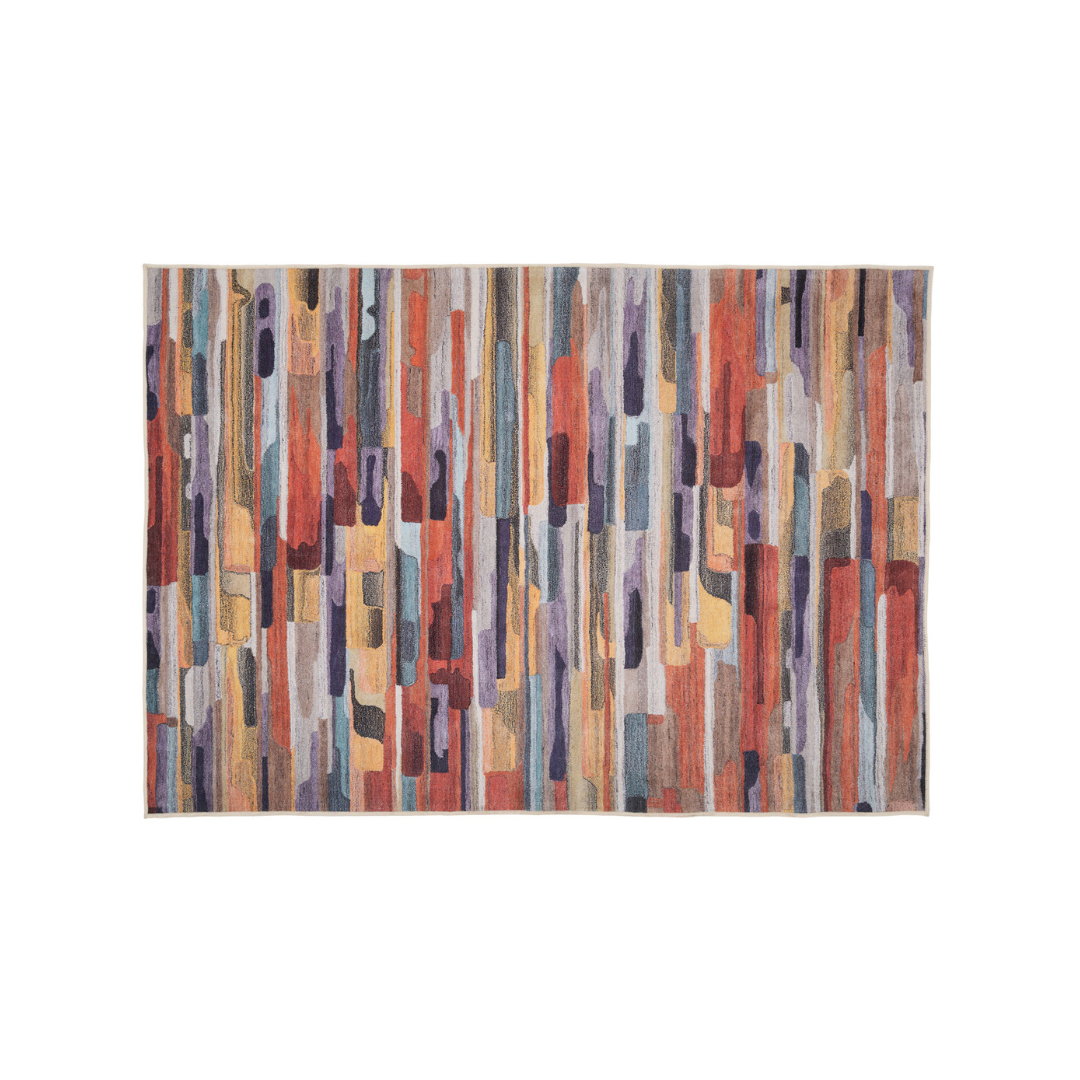 Washable Multicolour Kitchen Mat - Blur