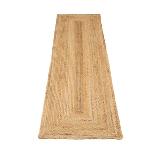 Rustic Braided Jute Runner Rug - Althea