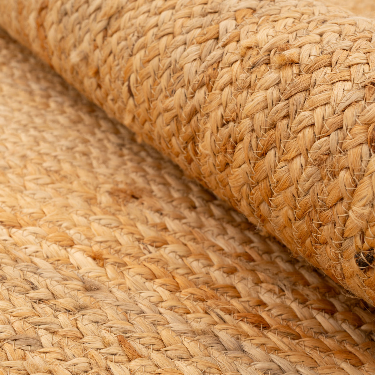 Rustic Braided Jute Runner Rug - Althea