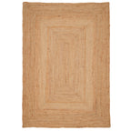Natural Rustic Braided Jute Rug - Althea