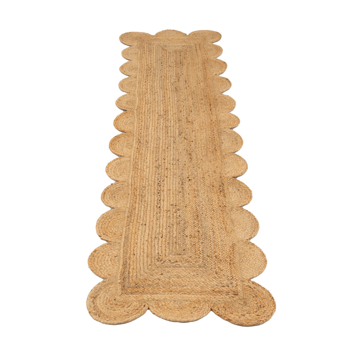 Rounded Edge Jute Runner Rug - Casper
