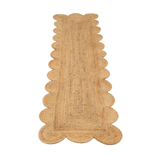 Rounded Edge Jute Runner Rug - Casper