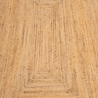 Natural Rounded Edge Jute Rug - Casper