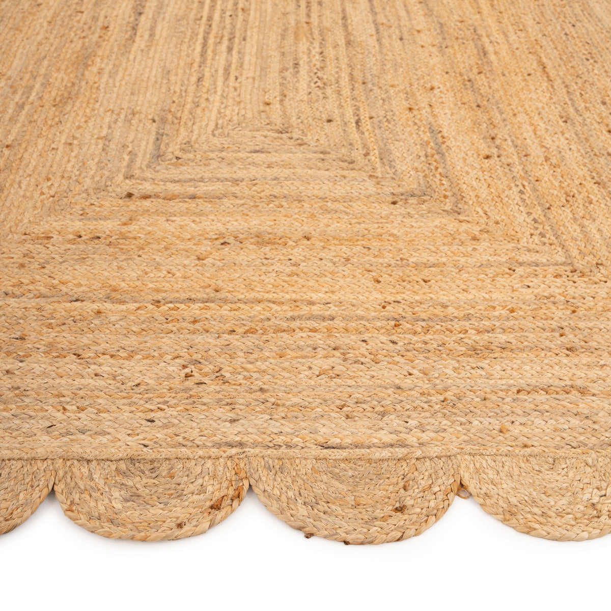 Rounded Edge Jute Runner Rug - Casper