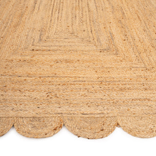 Rounded Edge Jute Runner Rug - Casper