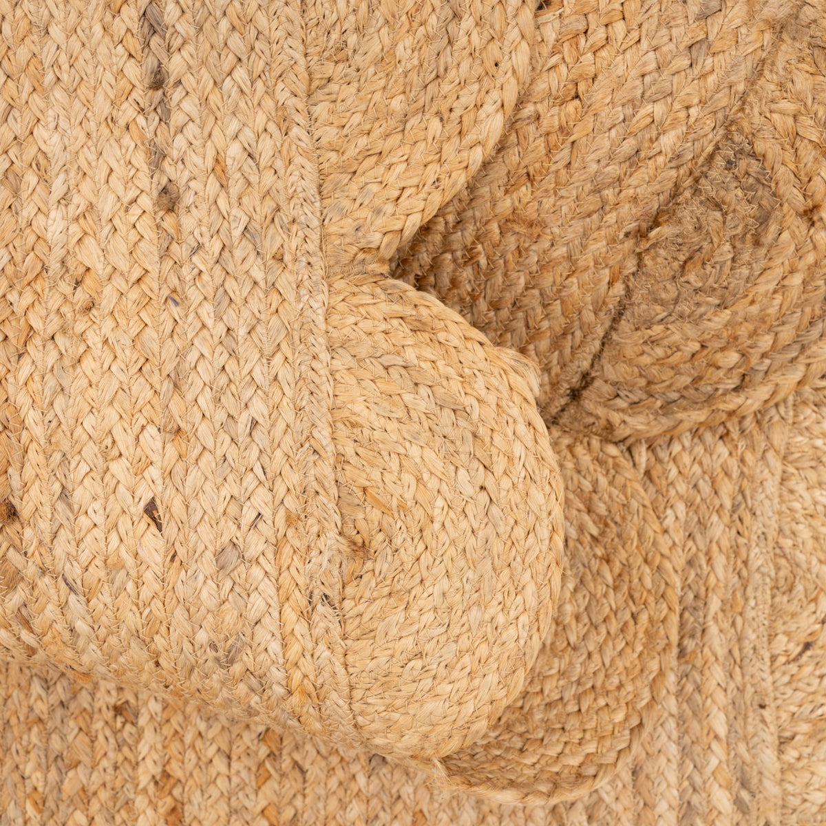 Rounded Edge Jute Runner Rug - Casper