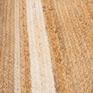 Natural Bordered Jute Rug - Laurel