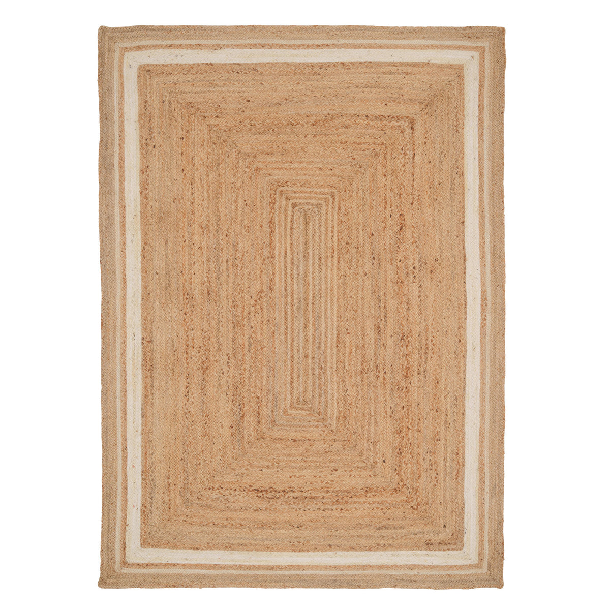 Natural Bordered Jute Rug - Laurel