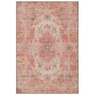 Decorative rug with intricate pattern on a white background