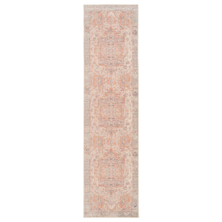 Washable Terracotta Vintage Runner - Sisu