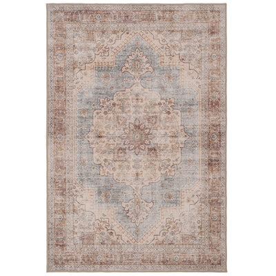 Washable Blue Heritage Rug - Sonder
