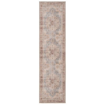 Washable Blue Heritage Runner - Sonder