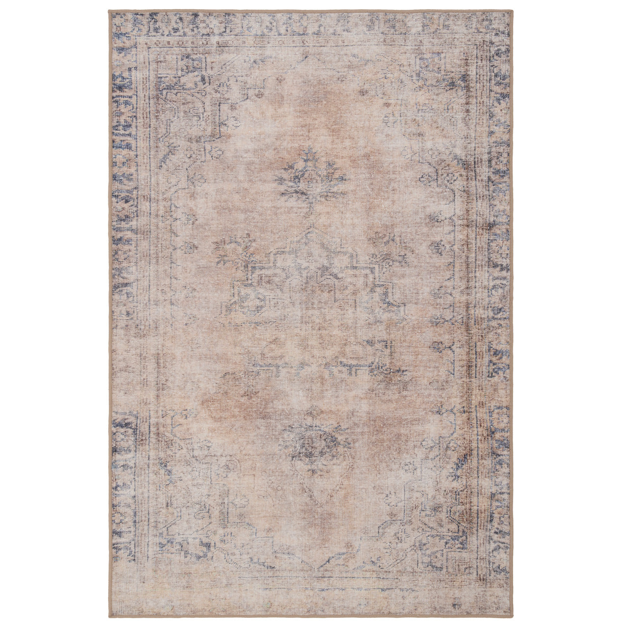 Washable Terracotta Vintage Rug - Wander
