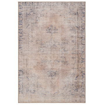 Washable Terracotta Vintage Rug - Wander