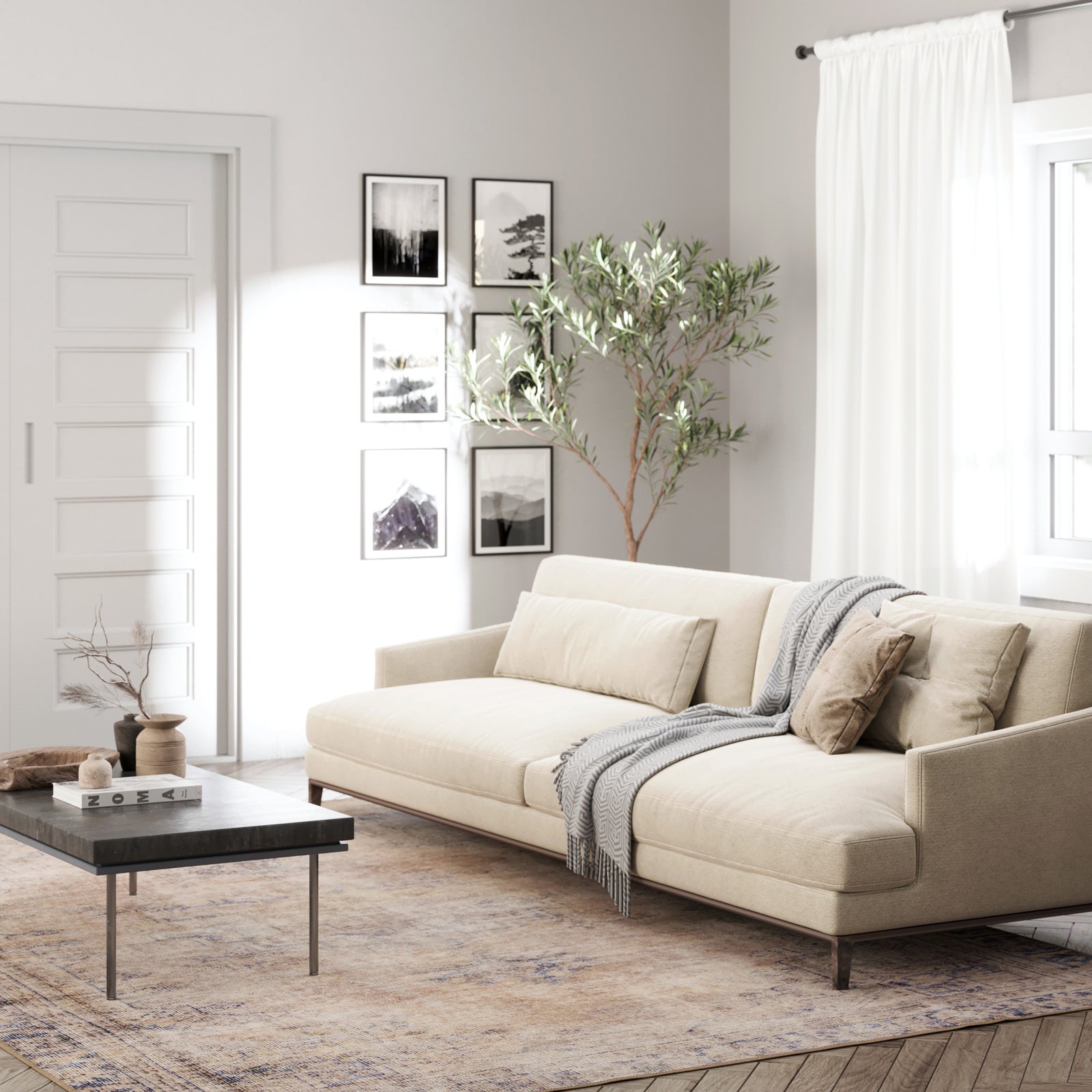 Washable Terracotta Vintage Rug - Wander