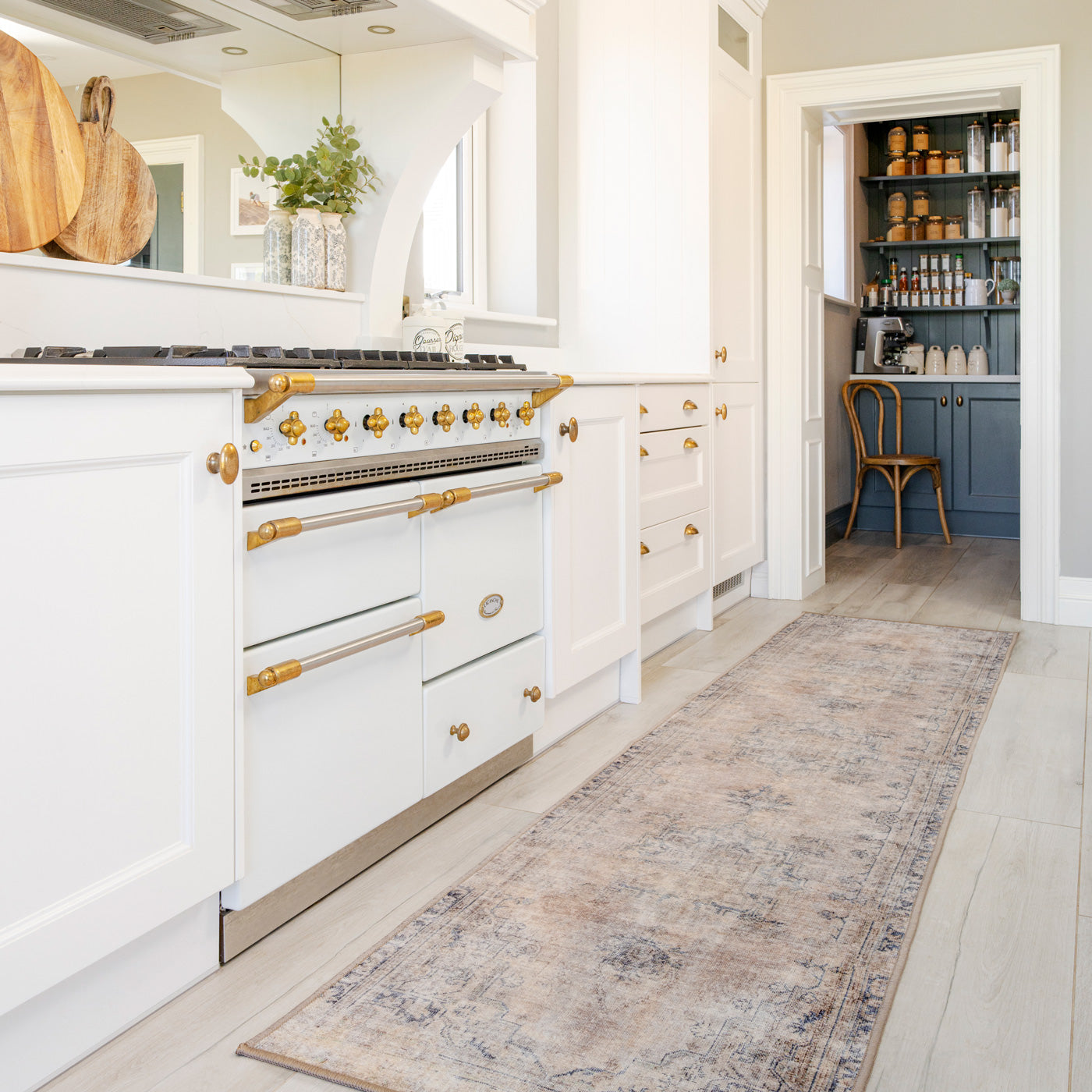 Washable Terracotta Vintage Rug - Wander