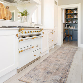 Washable Terracotta Vintage Runner - Wander
