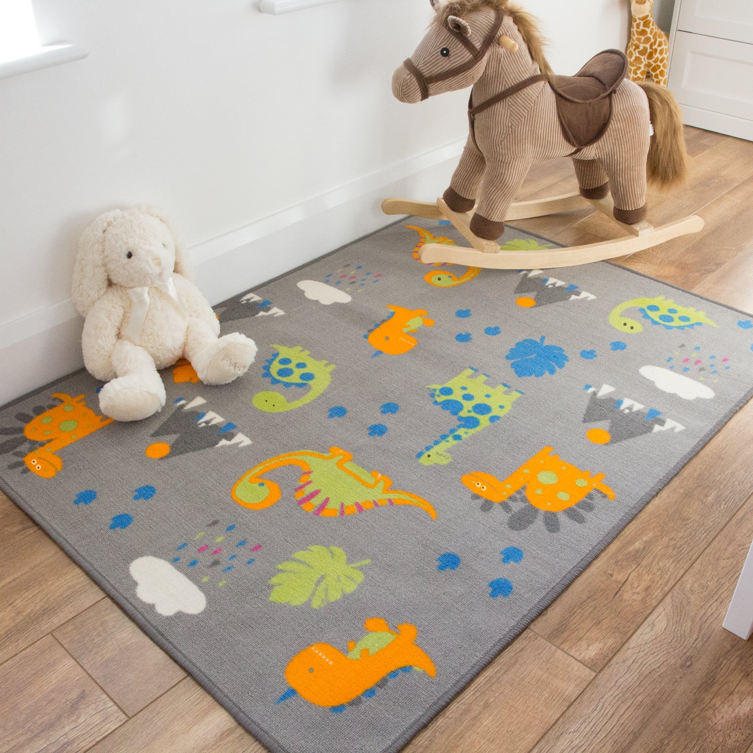 Kids Dinosaur Rug - Dino | Kids Rugs | Kukoon Rugs Online