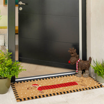 Christmas Steven Coir XL Doormat