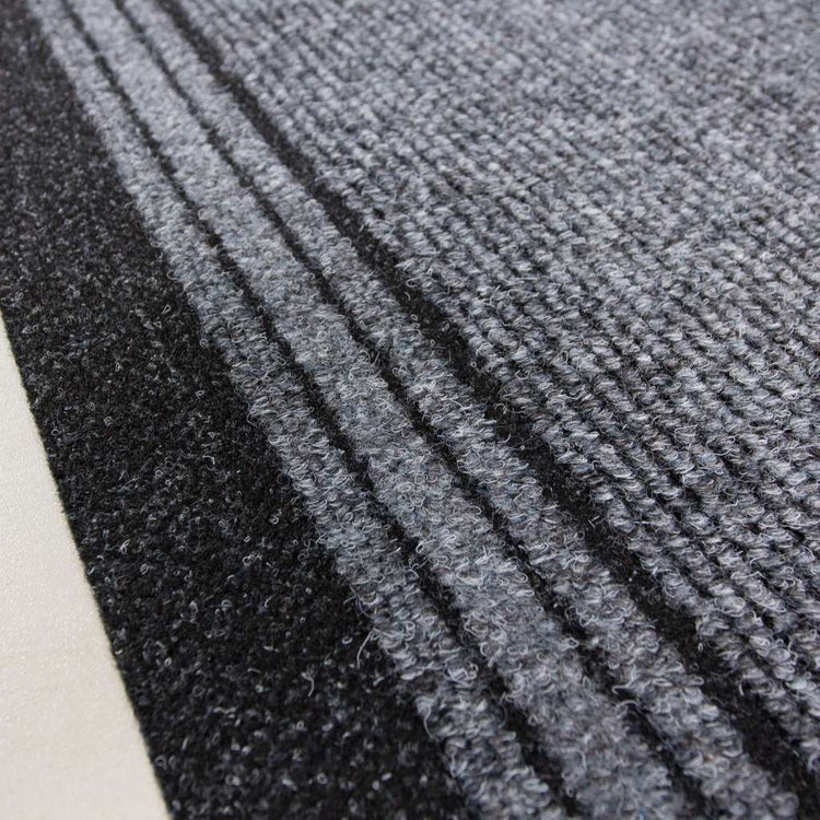 Grey Hard Wearing Runner Rugs