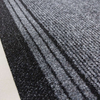 Grey Hard Wearing Runner Rugs 80cm Width