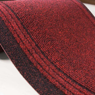 Red Hard Wearing Runner Rugs