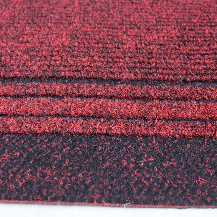 Red Hard Wearing Runner Rugs