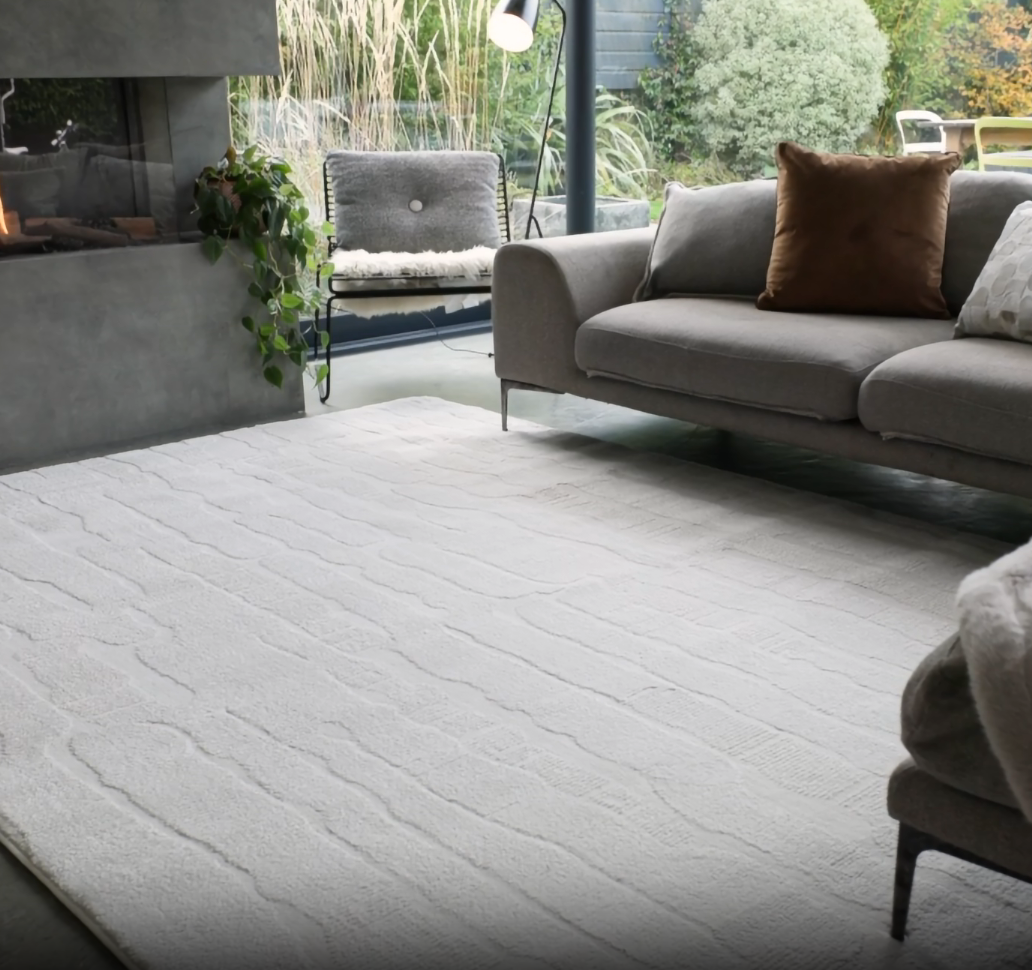 Soft Cream Boho Rug - Elina