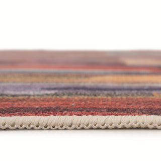 Washable Vibrant Abstract Rug - Blur