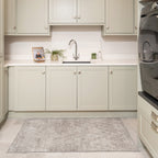 Washable Grey Kitchen Mat - Brindle