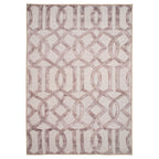 Washable Neutral Geometric Rug - Burrow