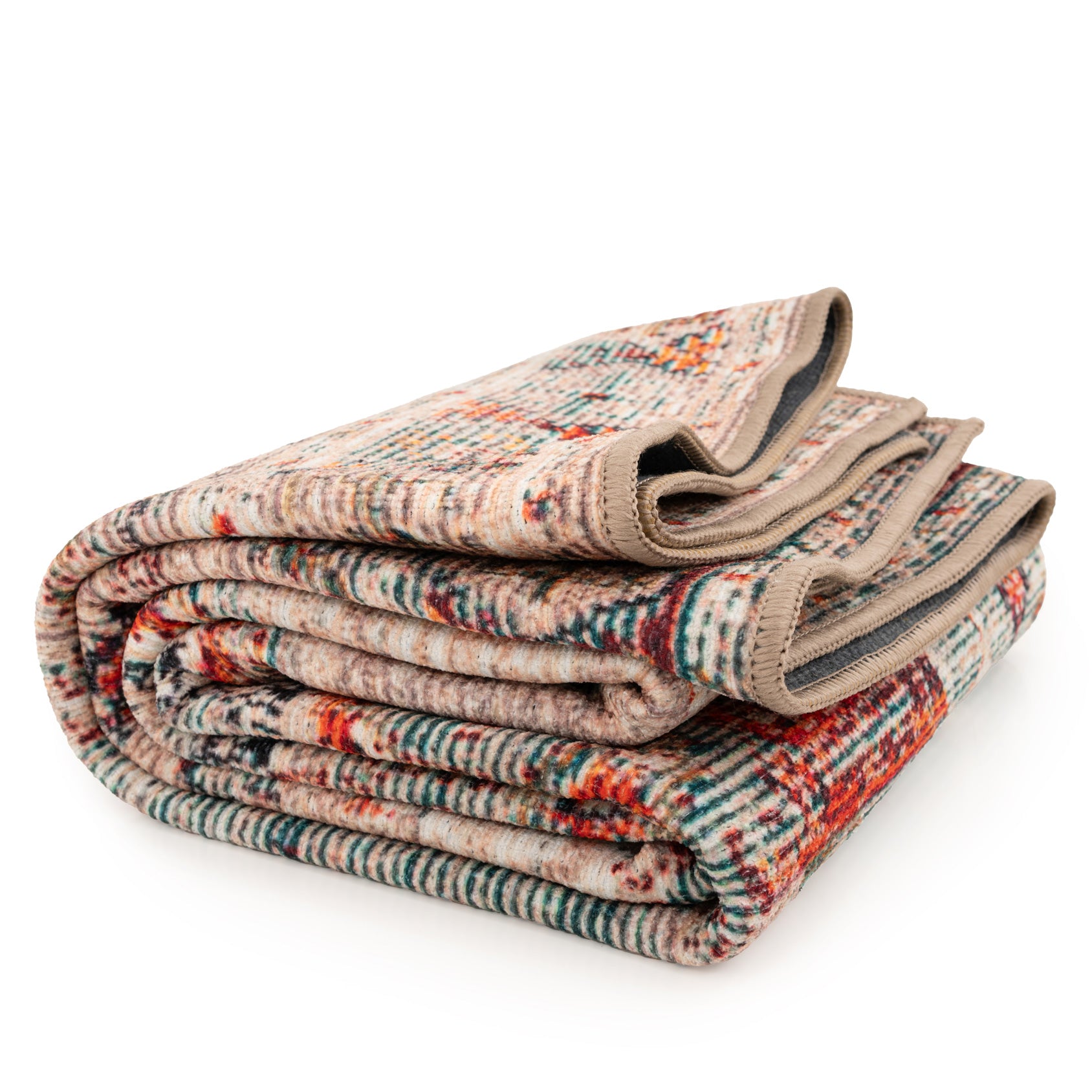 Traditional Medallion Washable Runner - Hue