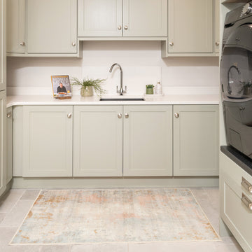 Washable Distressed Kitchen Mat - Lissy