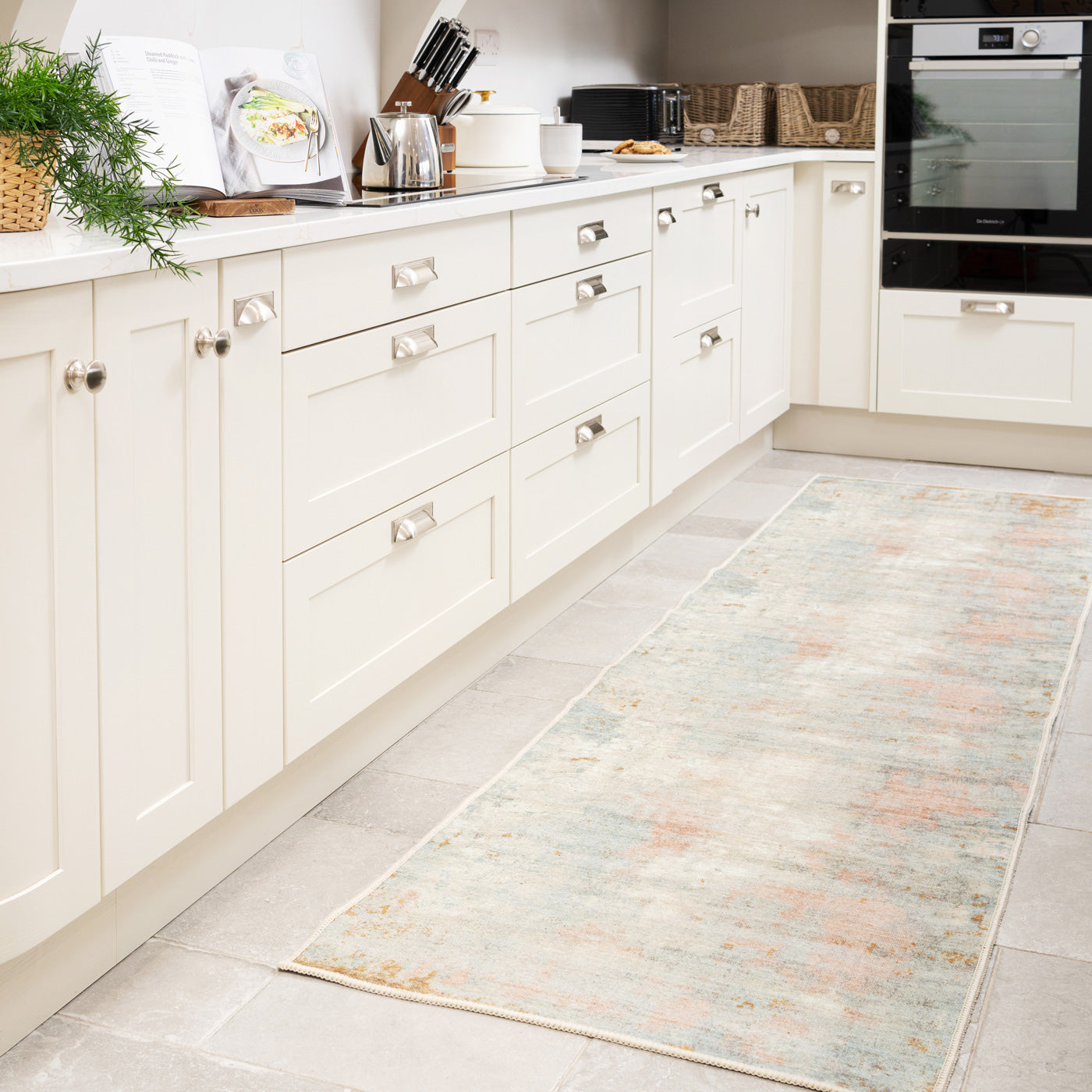 Washable Multicolour Abstract Runner - Lissy