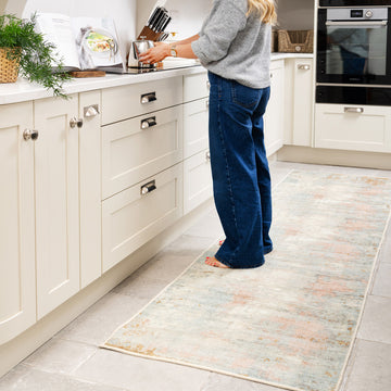 Washable Multicolour Abstract Runner - Lissy