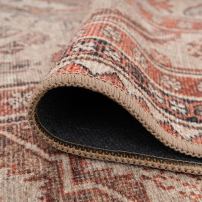 Washable Terracotta Kitchen Mat - Rowe