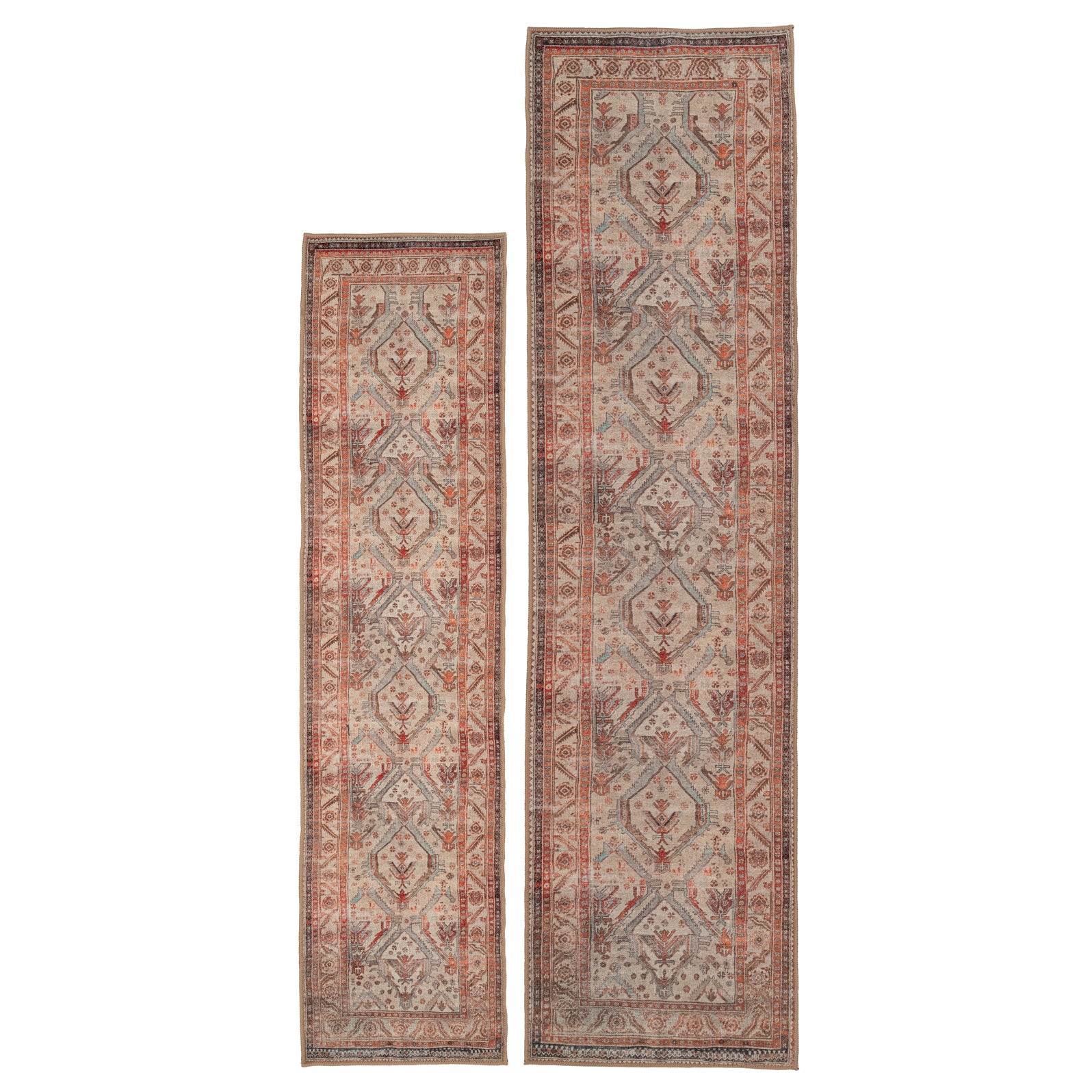 Distressed Terracotta Washable Runner - Rowe – Kukoon Rugs Online